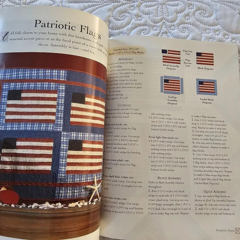 Quick Cozy Flannel Quilts By Leisure Arts 1999 Softcover 48 Pages